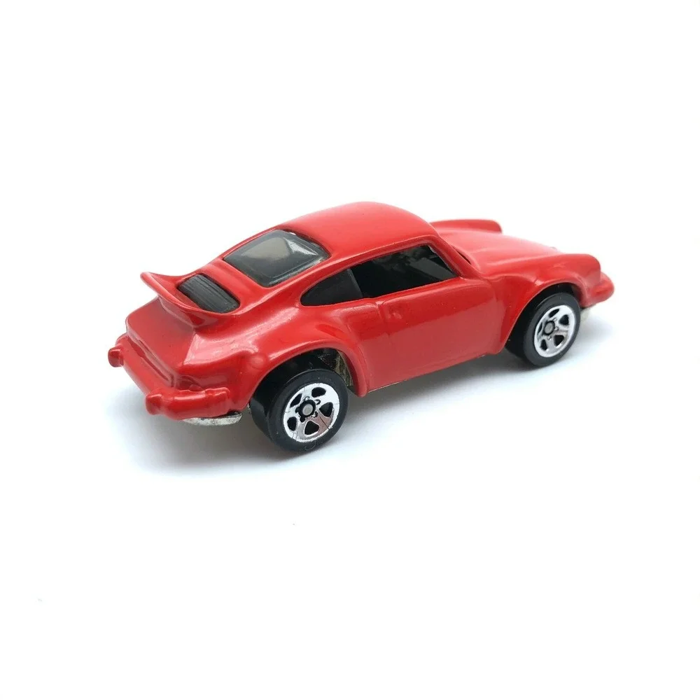 Hot‎ Wheels Porsche 911 Sports Car Red 5 Spoke Wheels Die Cast 1/64 Scale Loose
